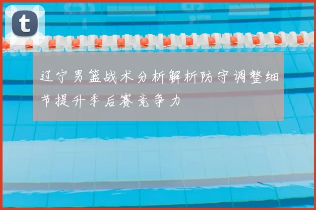 辽宁男篮战术分析解析防守调整细节提升季后赛竞争力